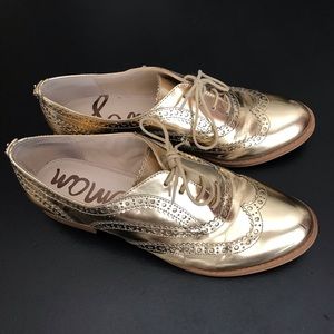 Sam Edelman Gold Oxford